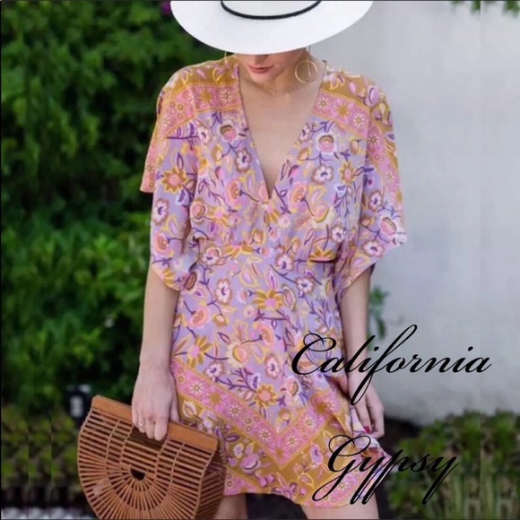 Bohemian hippie festival bamboo bag - Picture 7 of 7